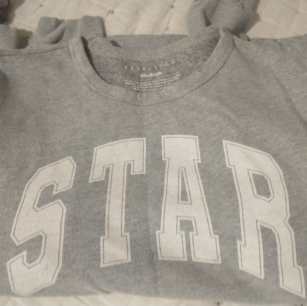 Star crewneck sweatshirt